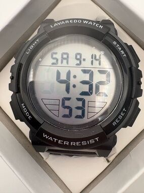 Lavaredo Digital Sport Watch in Black
